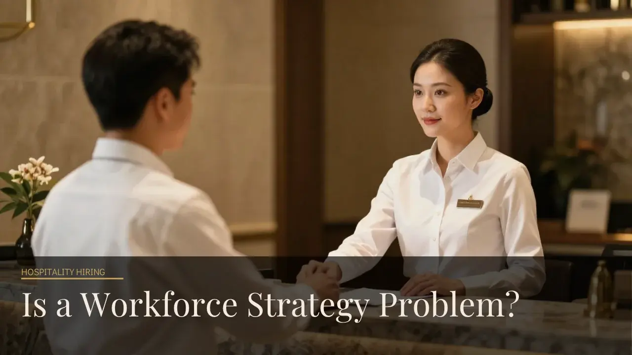 Hospitality Hiring Is No Longer a Recruitment Problem. It Is a Workforce Strategy Problem.